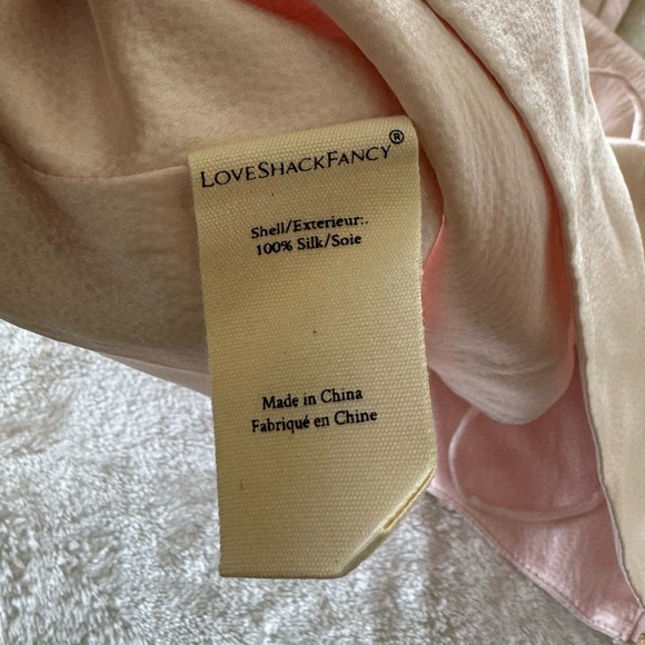 LoveShackFancy Roseanna Silk Sleeveless Crop Top NWT S in Macchiato - Picture 10 of 12